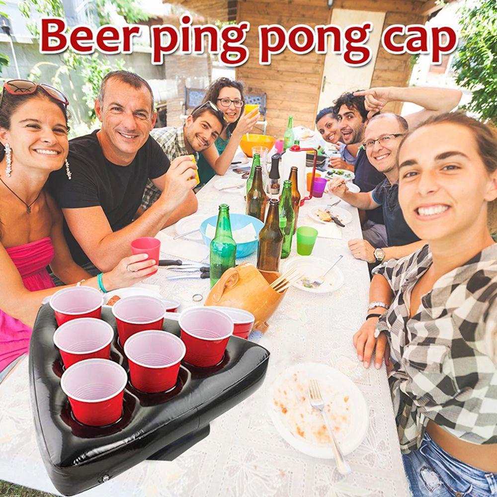 CHOOKEY Giá Đỡ Cốc Uống Bia 6 Lỗ Bằng PVC Nổi Trên Mặt Nước Ngoài Trời