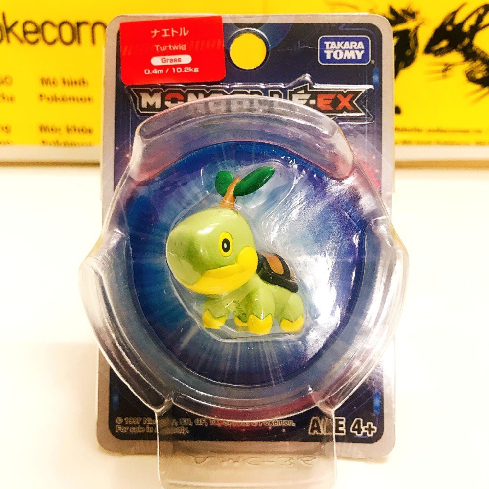 Mô Hình Pokemon Turtwig  chính hãng Takara TOMY Standard Size - Figure Moncolle Starter Gen 4 Sinnoh - PokeCorner