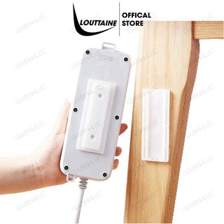 Giá treo ổ cắm điện miếng dán đỡ cục phát wifi tranh ảnh gắn tường đa năng thông minh