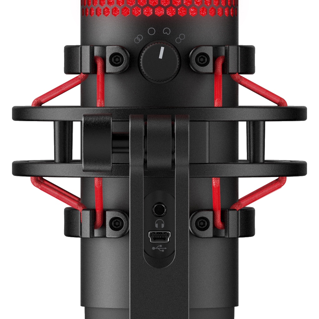 Micro thu âm Kingston HyperX Quadcast Gaming - Microphone Gaming - Hàng Chính Hãng