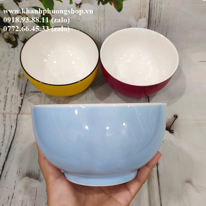 Tô sứ nhiều màu - tô sứ