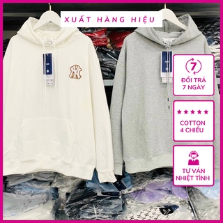 Áo nỉ da cá Hoodie MLB NY da cá xuất xịn áo nỉ bông hoodie unisex nam nữ