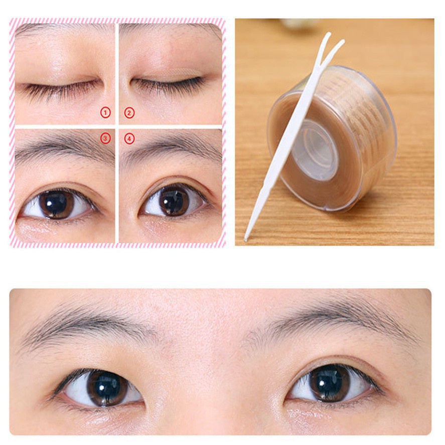 Miếng dán mí vân lưới, kích mí tự nhiên hộp 600 cái