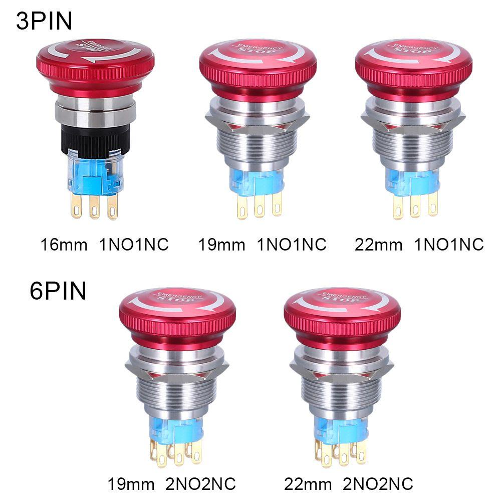 Công Tắc Dừng Khẩn Cấp DAPHS Chống Thấm Nước 1NO1NC / 2NO2NC