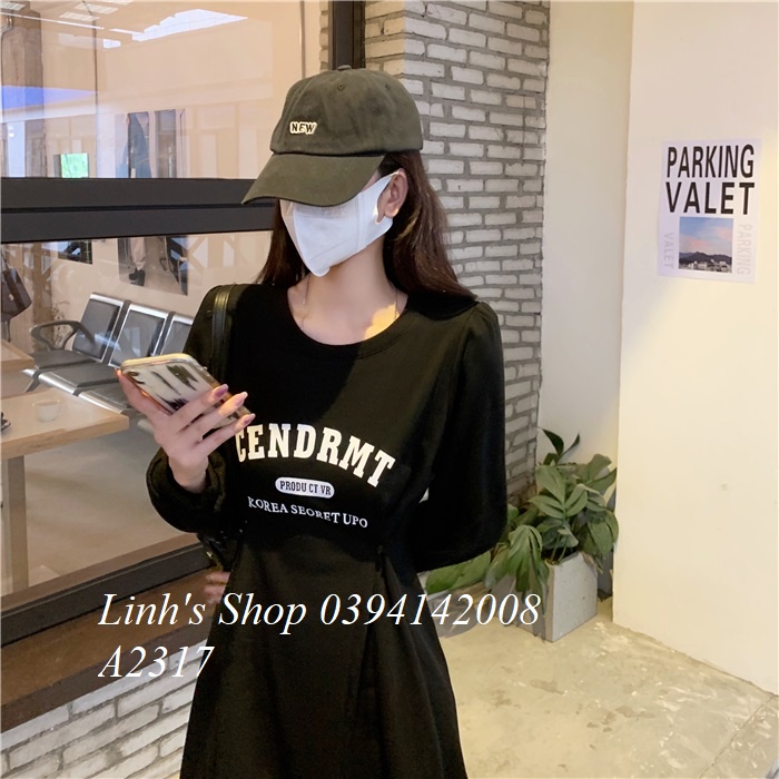Váy Bầu Đầm Bầu NỈ A2317