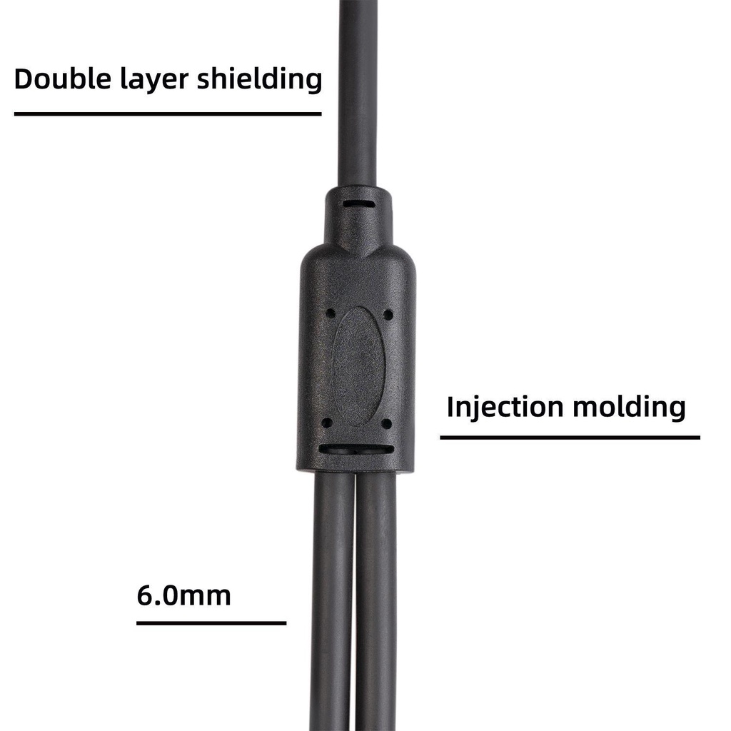 JONYE Cáp Chia Âm Thanh 50cm XLR 3Pin Sang Ổ CắM KéP
