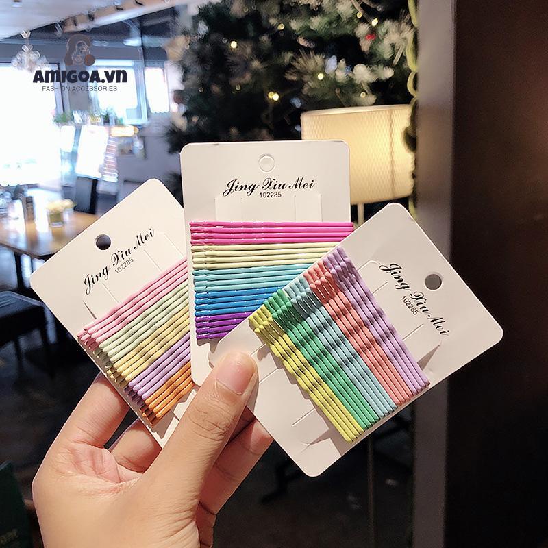 ✨✨Kẹp Tóc Thời Trang Chống Trượt Màu Kẹo Cho Nữ