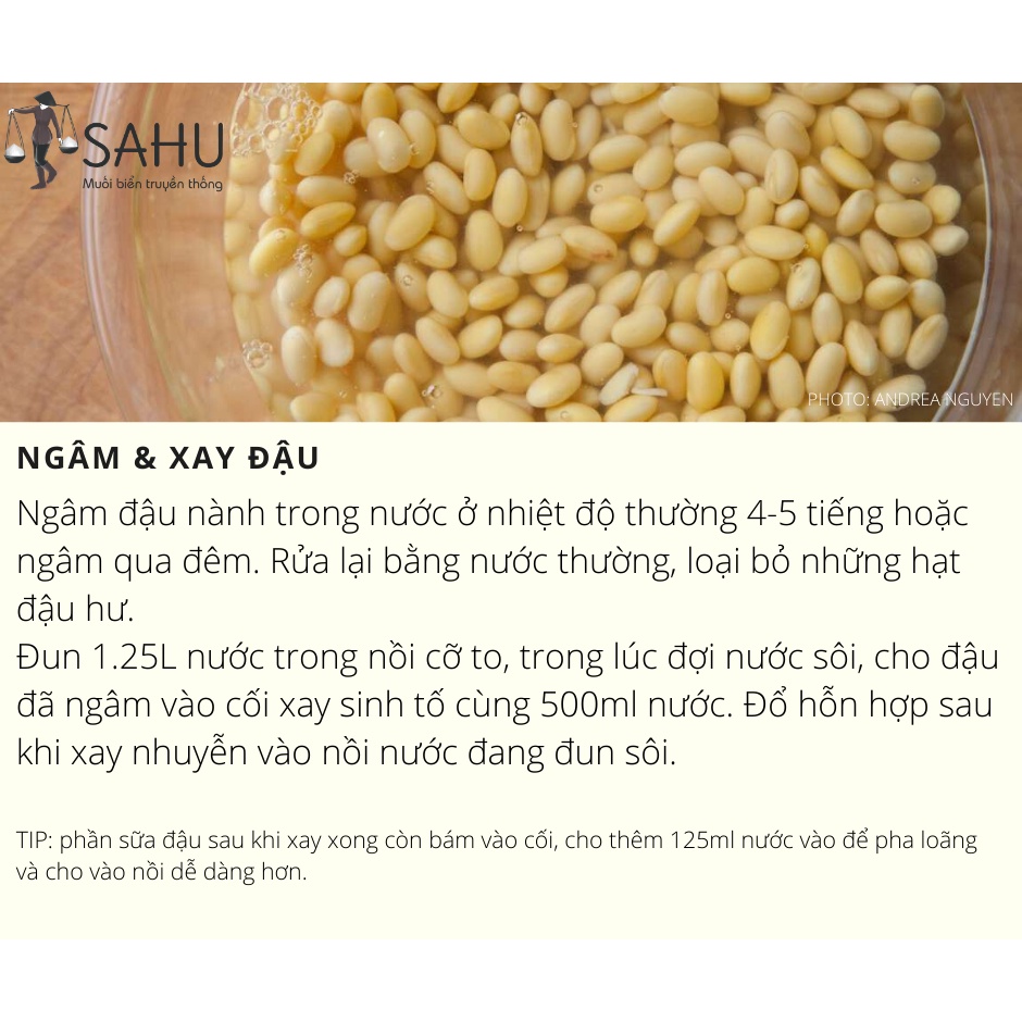 [Sahu] Nước Cốt Muối 500ML- Nước Cốt Muối Làm Đậu Phụ/ Tàu Hũ- Sahu Liquid Nigary [Xanh Suốt]