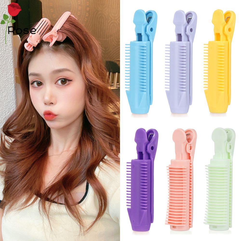 Kẹp tóc màu sắc ngọt ngào phong cách Hàn Quốc tự tạo kiểu tóc không dùng nhiệt tiện lợi