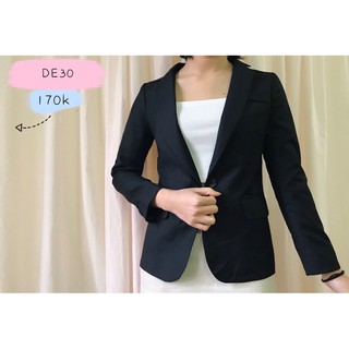 [KE18+DE30] Blazer, Vest kẻ+ đen