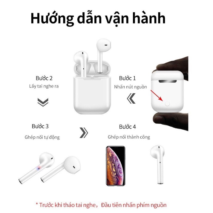 [ Bảo Hành 1 Năm ] Tai Nghe Bluetooth TWS i11 5.0 Cảm Ứng Cực Nhạy Tăng Chỉnh Âm Được 1 Đổi 1 Trong 15 Ngày