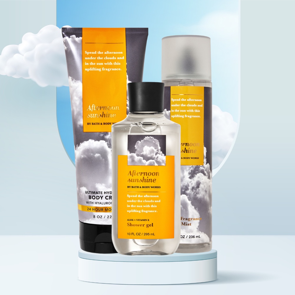 Xịt Thơm Toàn Thân Bath & Body Works Body Mist Afternoon Sunshine Chai 236ml