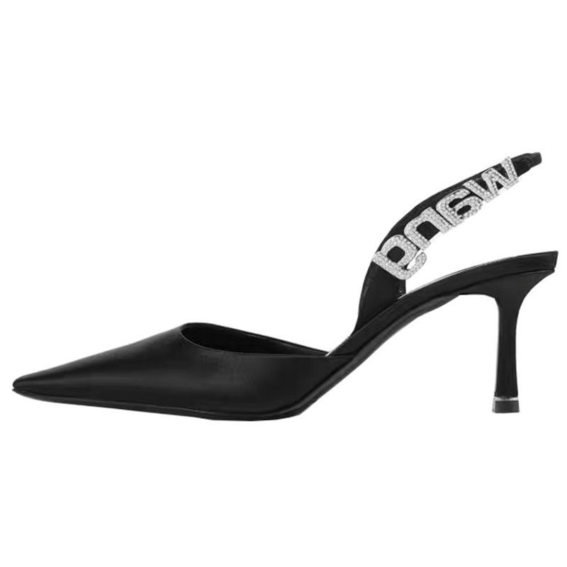 ❈☄✇Giày Cao Gót Mũi Nhọn Đính Đá Thời Trang Xuân Hè Quyến Rũ 2022 Cho Nữ