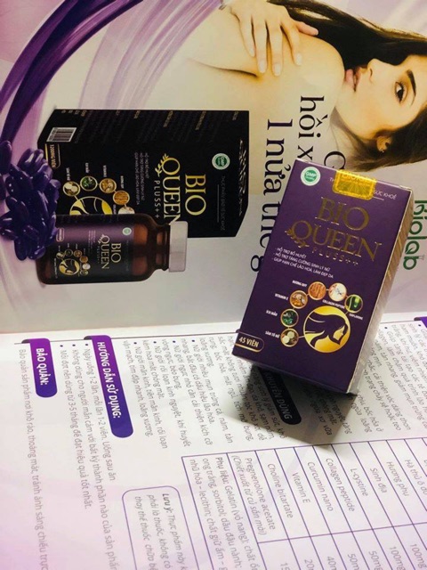 TINH CHẤT BIOQUEEN PLUSS - CÂN BẰNG NỘI TIẾT TỐ NỮ, BỔ HUYẾT, TRẮNG MỊN DA | Thế Giới Skin Care