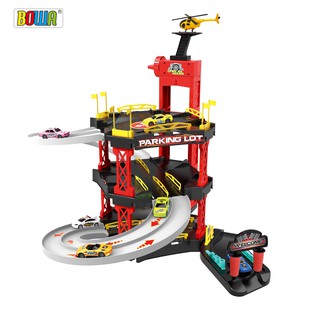 Đồ chơi BOWA 8026 - Bãi đỗ xe cho 55 xe Không dùng pin