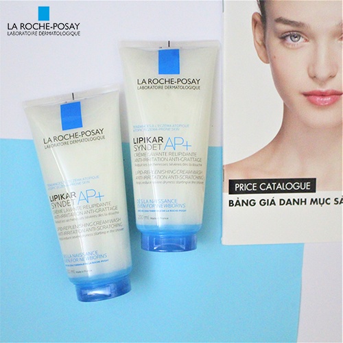 Sữa Tắm & Rửa Mặt La Roche-Posay Lipikar Syndet AP+ Cho Da Khô Nhạy Cảm 200ml