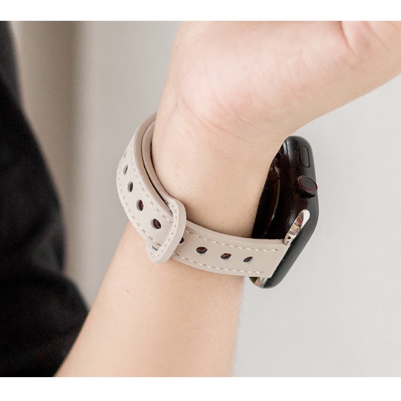 Dây Đeo Tay Bằng Sợi Vải Nhỏ Cho Đồng Hồ Thông Minh Apple Watch 7 6 se 5 4 3 2 1 38mm 40mm 41mm 42mm 44mm 45mm