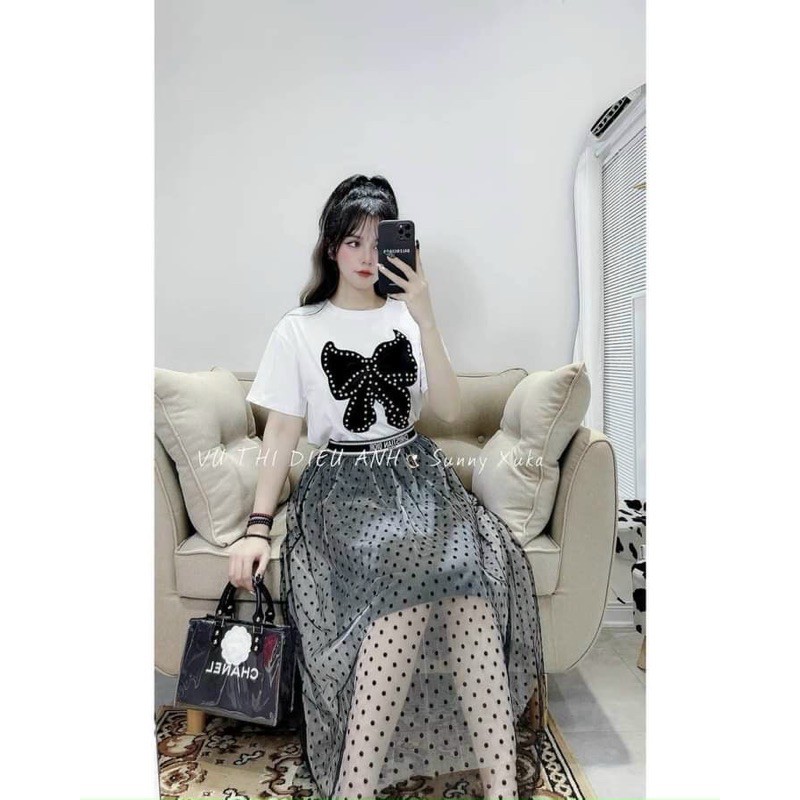 [ Mã FAXANH55 giảm 10K đơn 50K] BÁN SỈ CHÂN VÁY LƯỚI CHẤM BI CẠP CHỮ ĐI Ô CHO NỮ | BigBuy360 - bigbuy360.vn