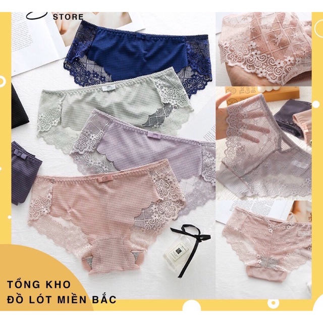 quần lót pha ren siêu sịn