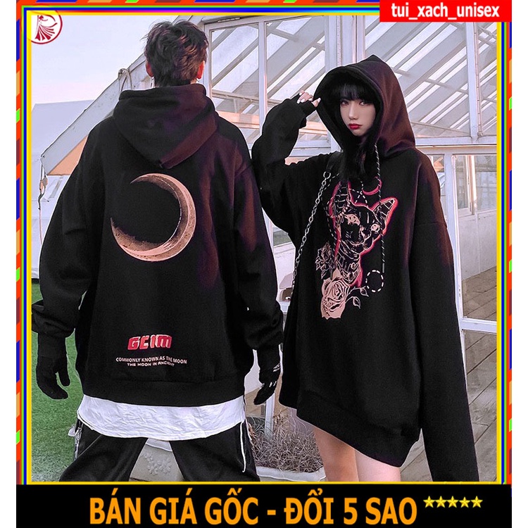 ❤️ GIÁ SỈ - LOẠI TỐT ❤️ Áo Hoodie Form Rộng Dày Đẹp Áo Khoác MẶT TRĂNG NỈ COTTON Cặp Đôi Unisex NÓN 2 lớp mịn cao cấp