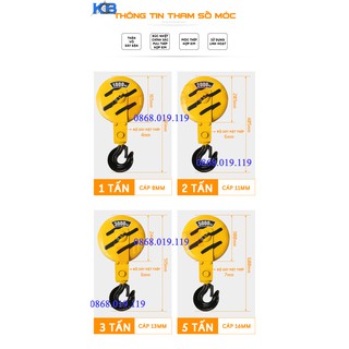 Móc cẩu vàng loại 1 tấn