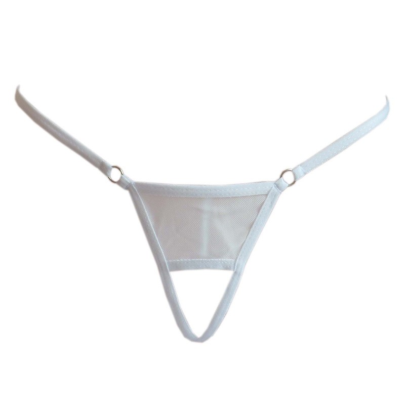 BLURVER~Men Underwear Plain Casual G string Jock strap Knickers See through Stretch