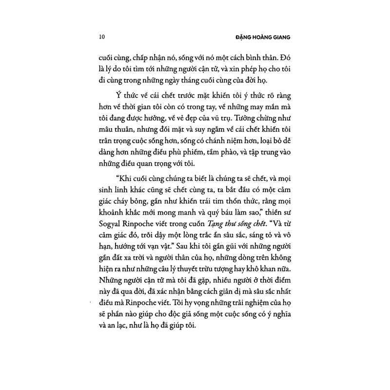 Sách - Điểm Đến Của Cuộc Đời - Đặng Hoàng Giang
