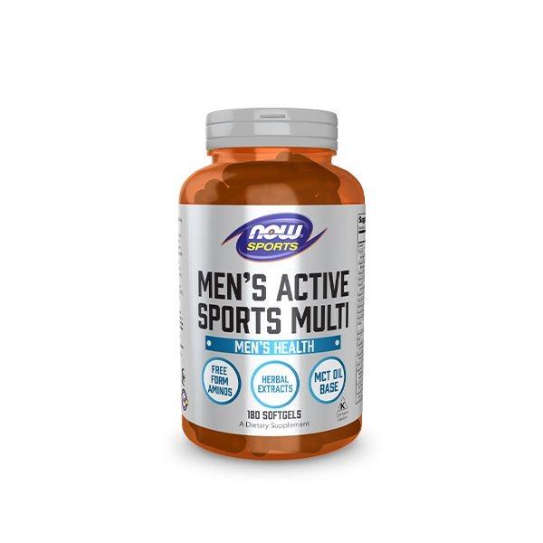 Thực phẩm chức năng Multivitamin Now Men's Active Sports Multi nhập khẩu Mỹ phân phối chính hãng Gymstore
