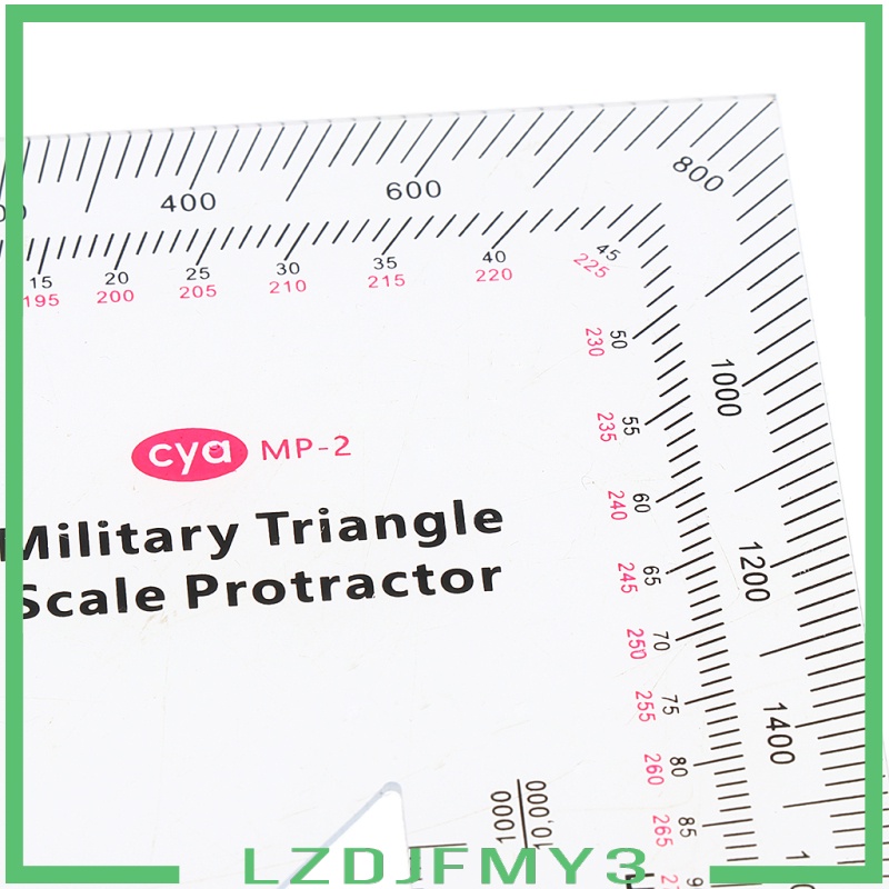 [giá giới hạn]] 5\"x5\" Acrylic GTA Coordinate Scale&Protractor Army Graphic Training Aid