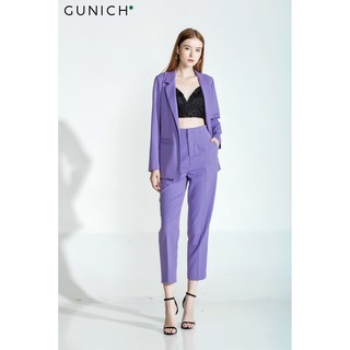 Áo blazer tím lilac Gunich
