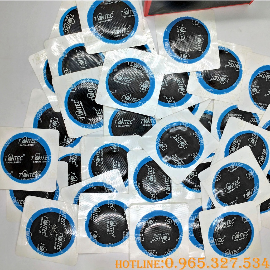 50 Miếng Vá Lốp, Vá Vỏ cho Lốp không săm, Xe Máy, Ô tô - EUR-45