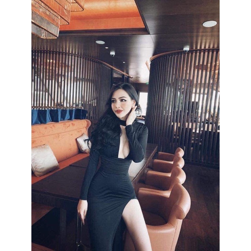 Váy body lệch tà sexy