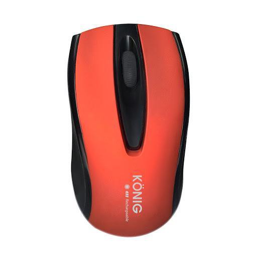 Chuột Không Dây Pin Sạc Konig KR460 - Không Tiếng Click
