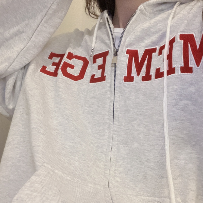 SUXI Áo Nỉ Nữ Dài Tay Có Mũ Thời Trang Hàn Mới