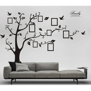 Decal dán tường cây khung hình 6 BINBIN PK290 (Có keo sẵn)