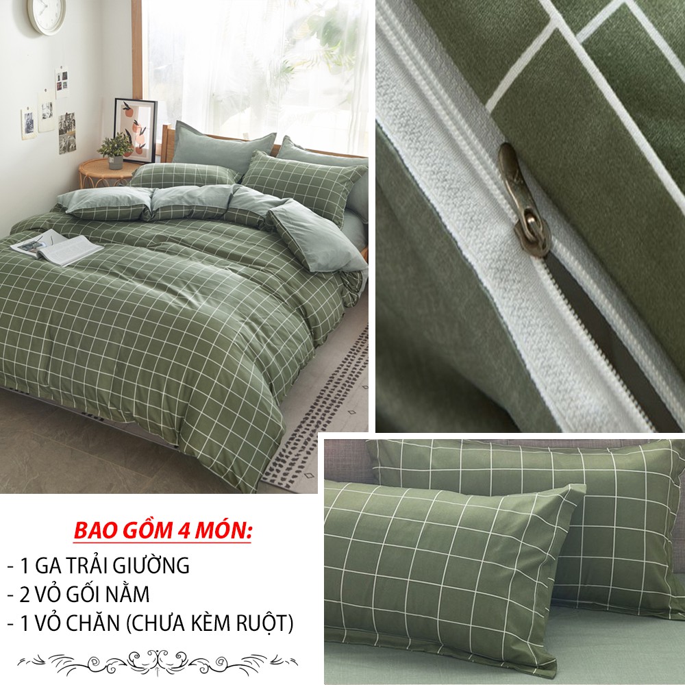 Bộ chăn ga gối poly cotton cao cấp mềm mại, Bộ chăn ga 4 món cotton mùa hè nhiều  mẫu đáng yêu | BigBuy360 - bigbuy360.vn