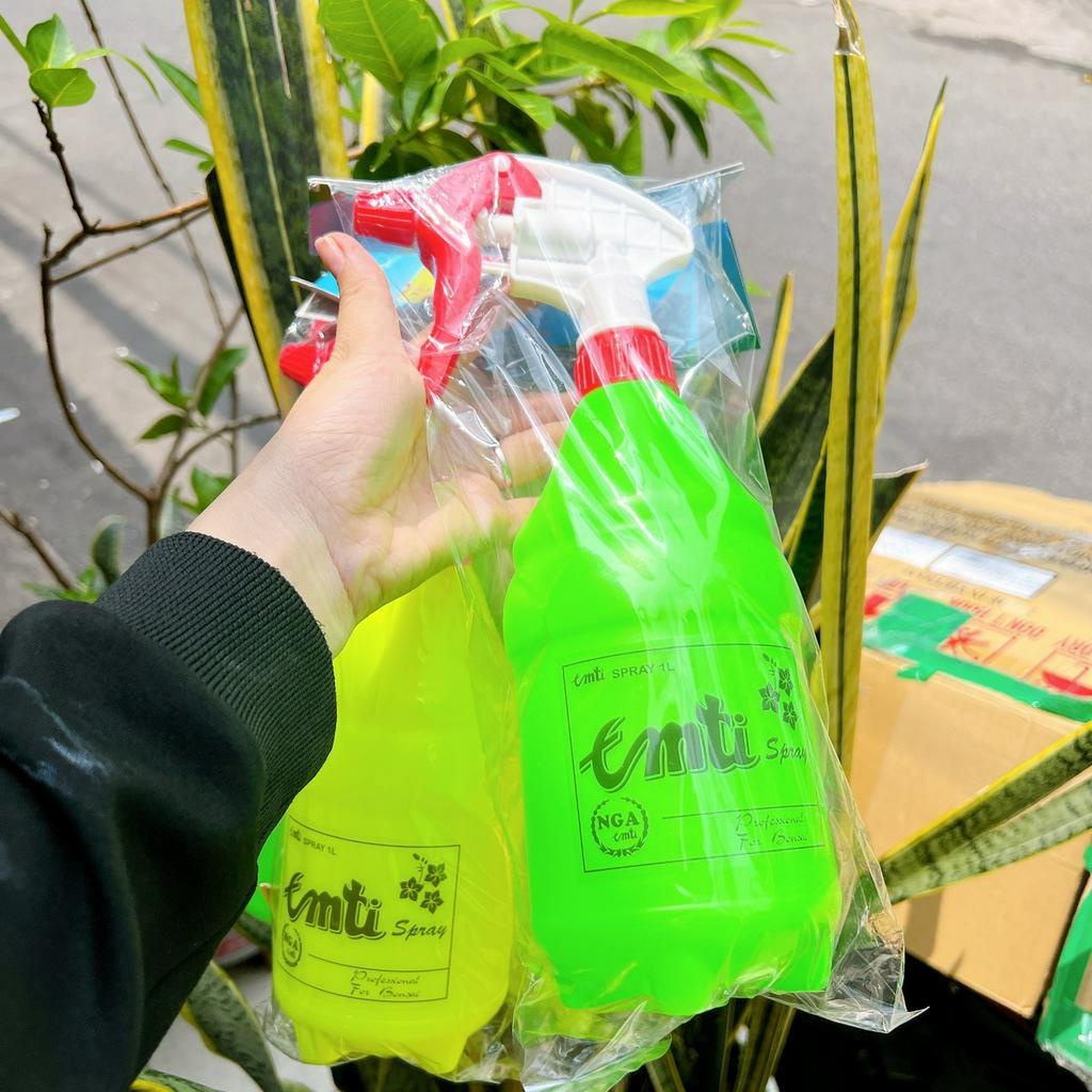 Bình xịt cầm tay 1 lít hàng đẹp, phân phối chuyên nghiệp - Bình tưới cây 2 chức năng loại 1 lít nhiều màu