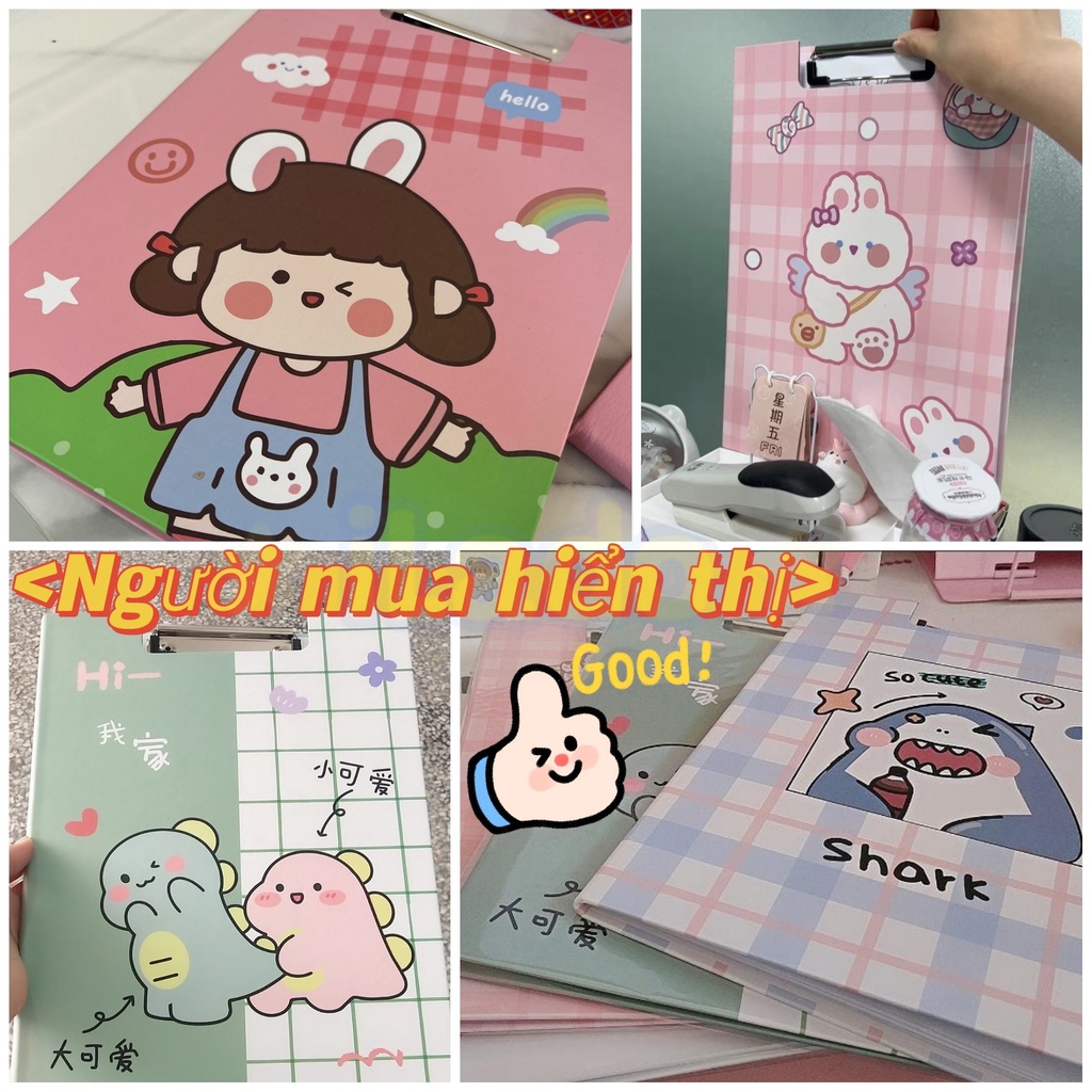 ⭐ iLado ⭐ Kẹp Tài Liệu A4 thư mục giấy kiểm tra Học Sinh Kí Dễ Thương File Kẹp Giấy Bìa Trình Bìa File Bảng Kẹp bảng trình kí kẹp tài liệu Bảng kẹp tài liệu Licao khổ bảng trình kí