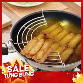 Vỉ gác chảo rán inox