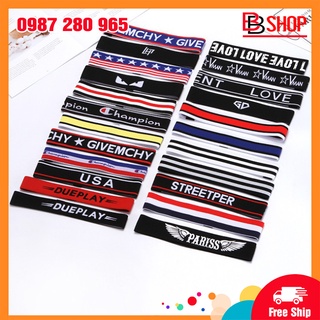 Băng Đô Headband Hàn Quốc Quấn Đầu Thời Trang Thể Thao Cho Nam Nữ