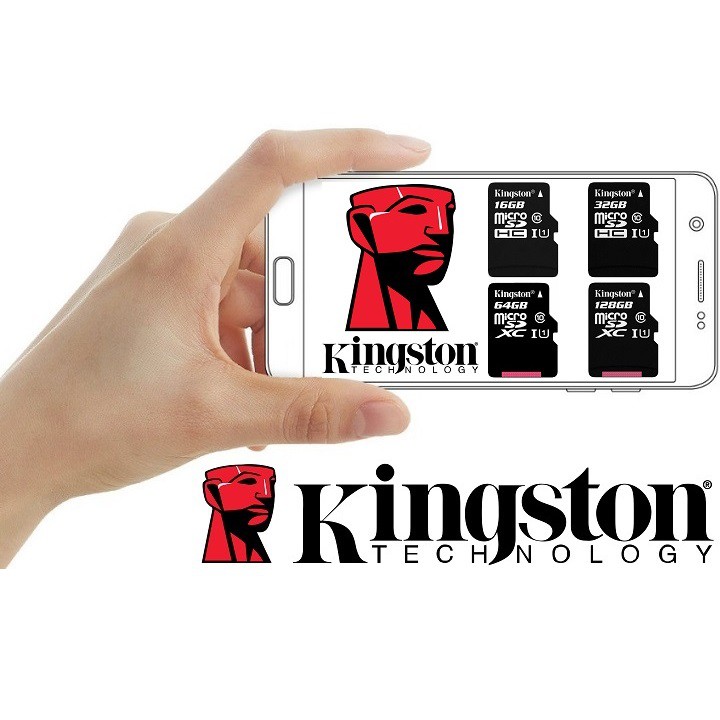 Thẻ nhớ MicroSD  Kingston 128GB/64GB/32GB/16GB - MicroSD Class10 – Bảo hành 5 năm – CHÍNH HÃNG – Kèm Adapter