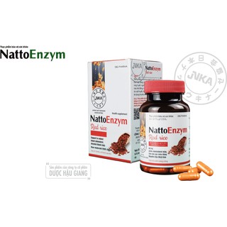 Nattoenzym red rice gạo đỏ ngừa đột quỵ kèm mỡ máu c/60v