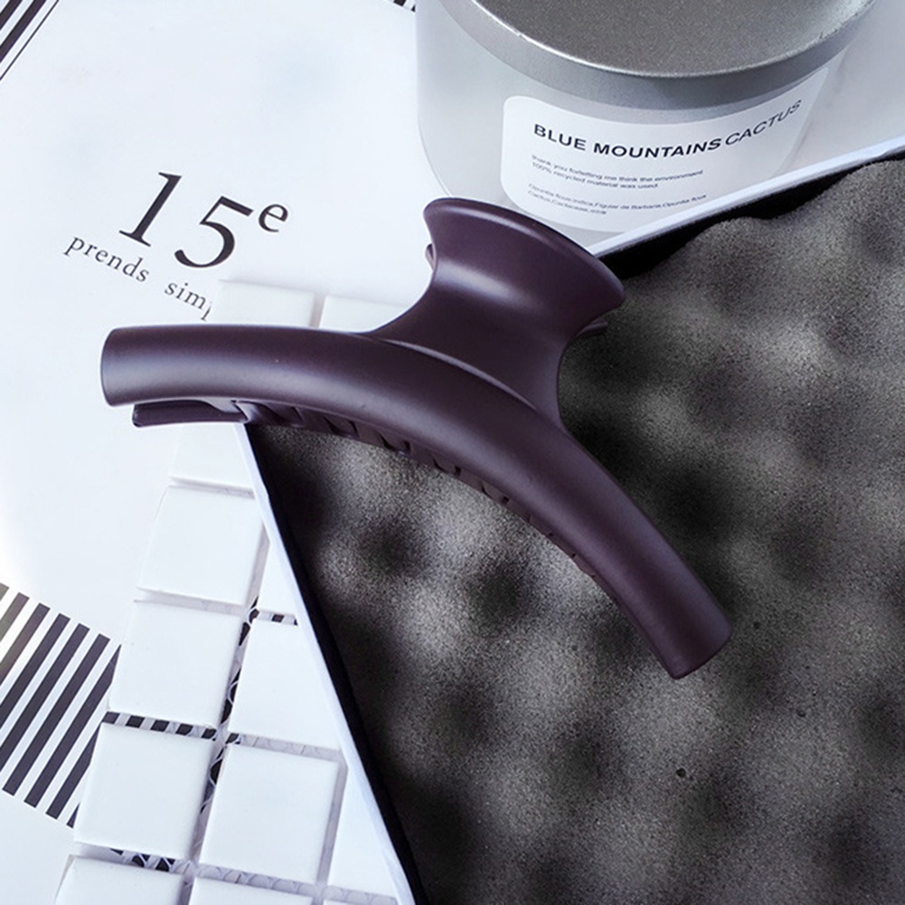 1 kẹp tóc càng cua màu trơn thời trang nữ tính