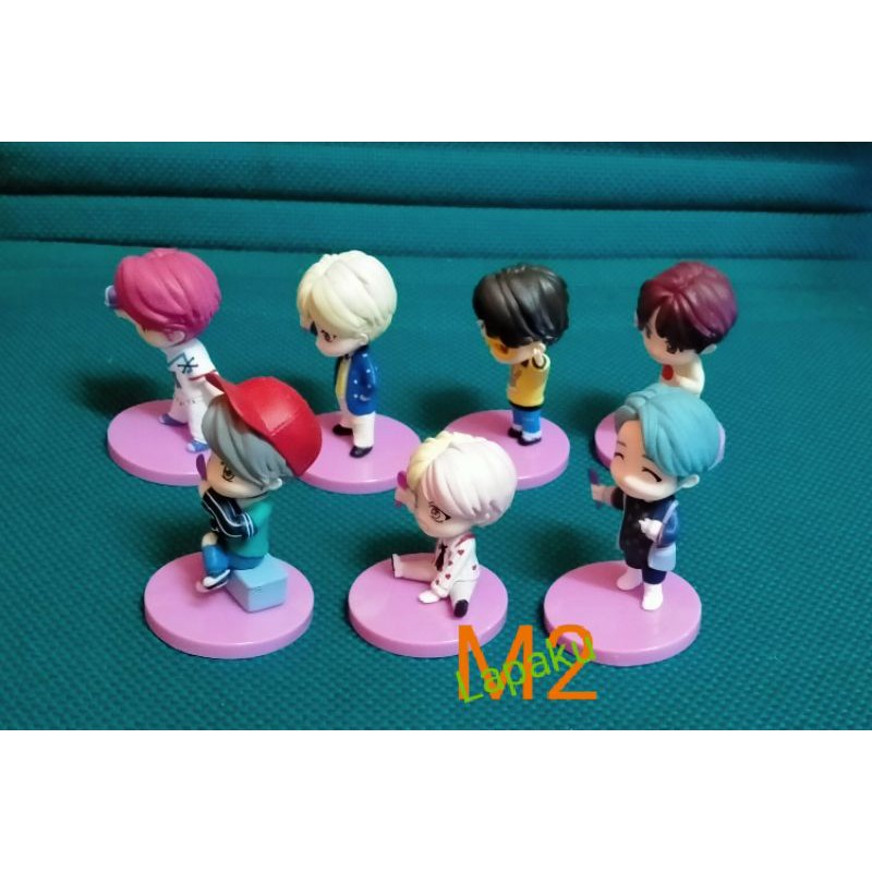 Set 7 Mô Hình Nhân Vật Trong Bts Tiny Tan X Baskin Robbins