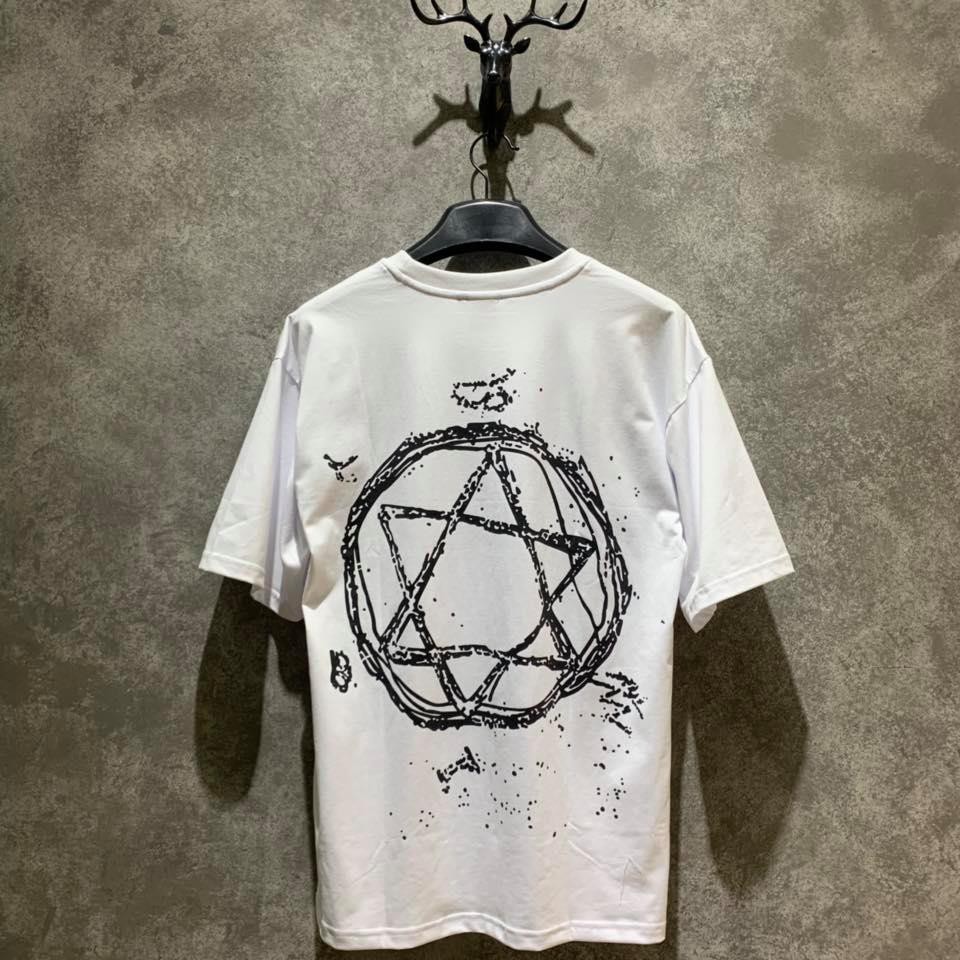 Áo thun nam tay lỡ form rộng RELAX 2 MÀU ĐEN TRẮNG