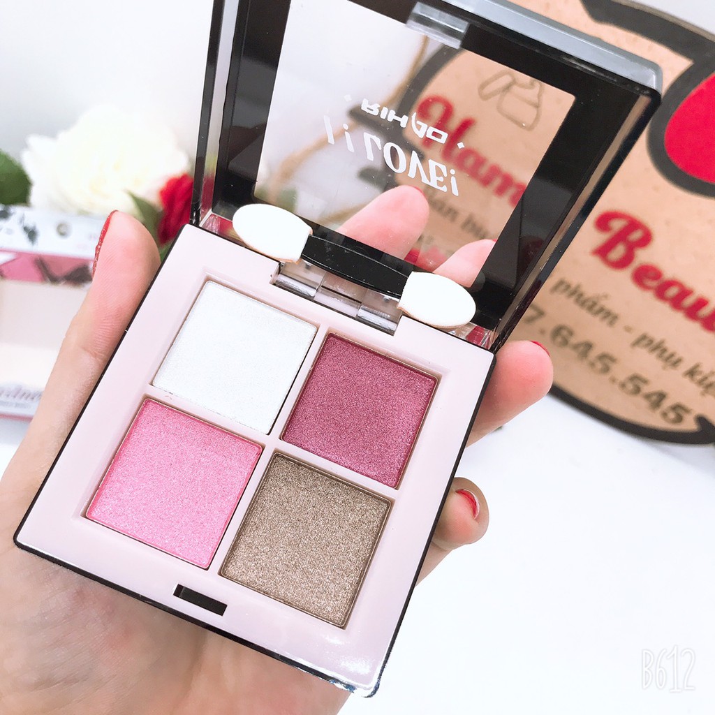 Xả kho phấn mắt nhũ 4 ô I love M211 | BigBuy360 - bigbuy360.vn