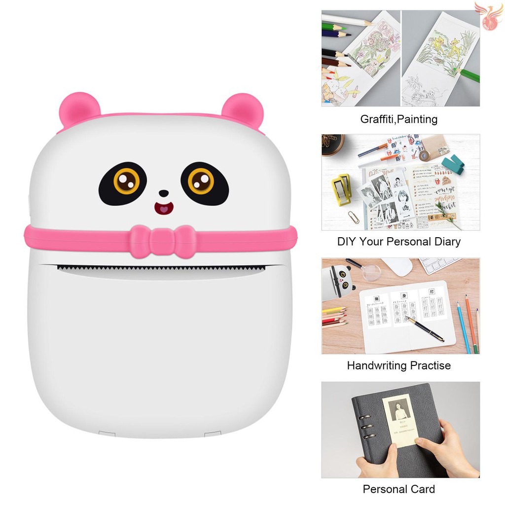 Máy In Nhiệt Mini Không Dây 300dpi Kèm Phụ Kiện | BigBuy360 - bigbuy360.vn