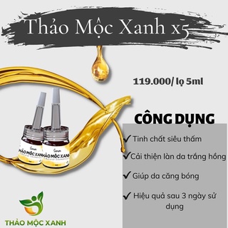 Combo serum thảo mộc xanh ( 2 lọ )