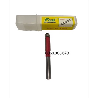 Mũi phay gỗ thẳng nền bi favi 6mm - 8mm - 10mm - 12mm , cốt 6.35mm - 12.7mm