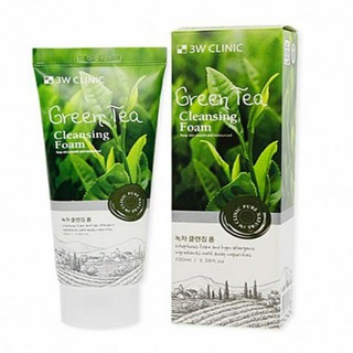 Sữa Rửa Mặt Chiết Xuất Từ Trà Xanh 3W Clinic Green Tea Foam Cleansing 100ml ( HÀN QUỐC )